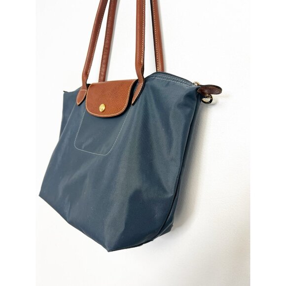 Longchamp Le Pliage Tote Bag Nylon Shoulder Purse Handbag Authentic - Picture 2 of 16